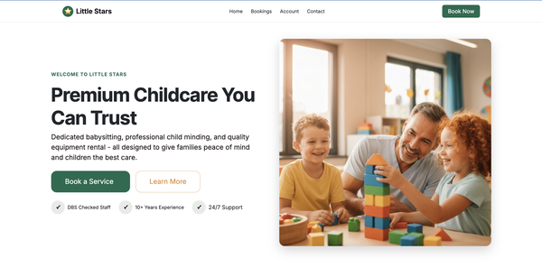 Childcare Booking