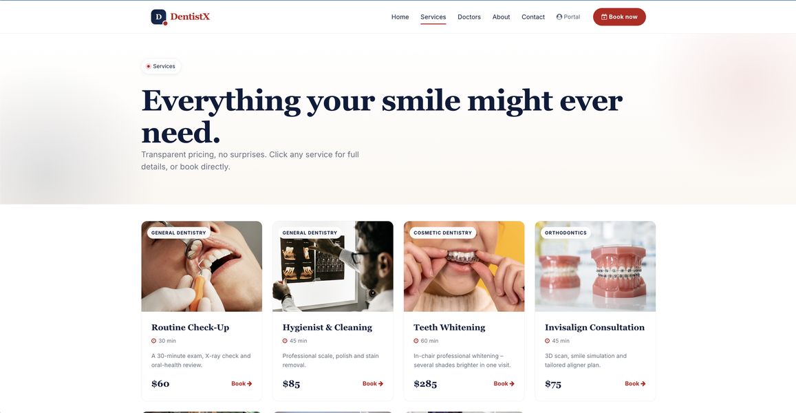 Dental Clinic Booking