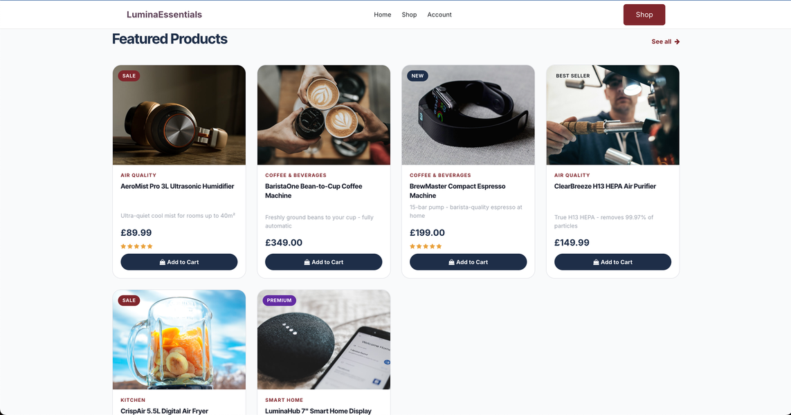 Home Appliances E-Commerce