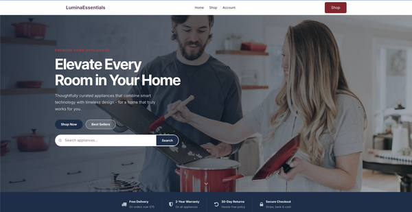 Home Appliances E-Commerce
